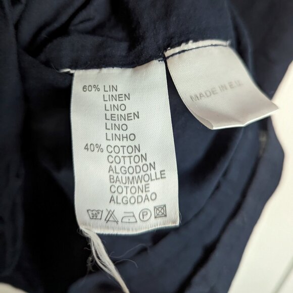 Excellence by Raxevsky Sleeveless Embroidered shift dress navy white - Picture 5 of 9